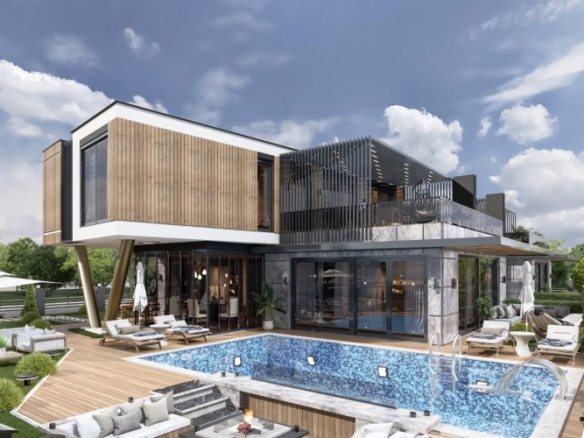 Luxury modern Elite Park Villas for sale in Cyprus by Realtor Yakup Uslu