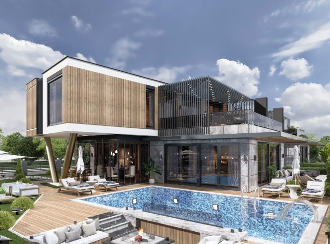 Luxury modern Elite Park Villas for sale in Cyprus by Realtor Yakup Uslu