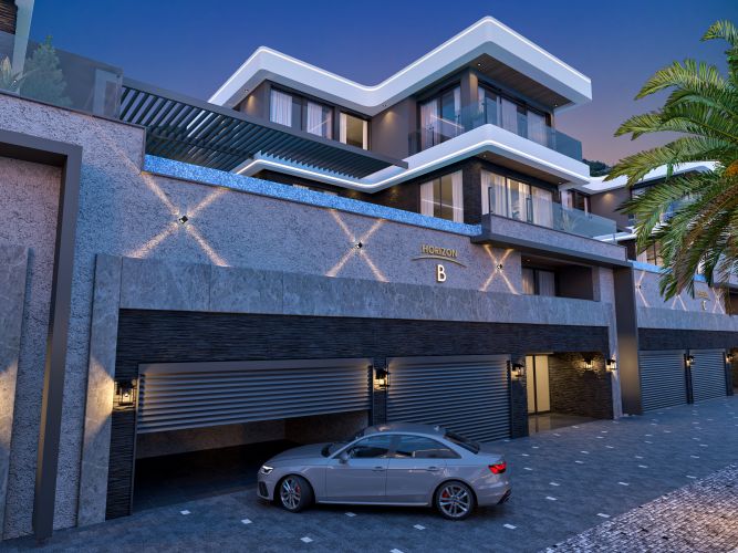 Luxury Horizon Villa for sale in Tepe Alanya