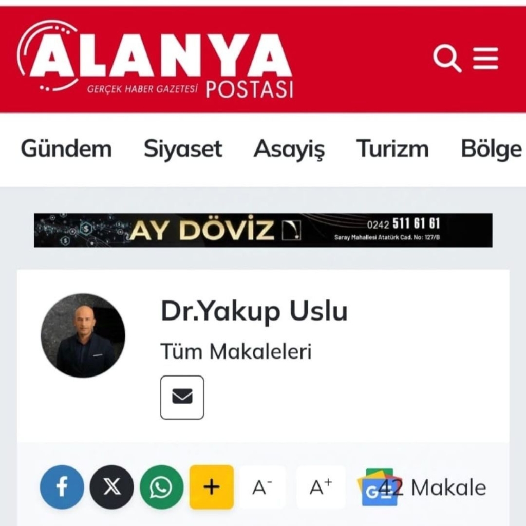 Realtor-YakupUslu-Broker-Alanya-real estate for sale