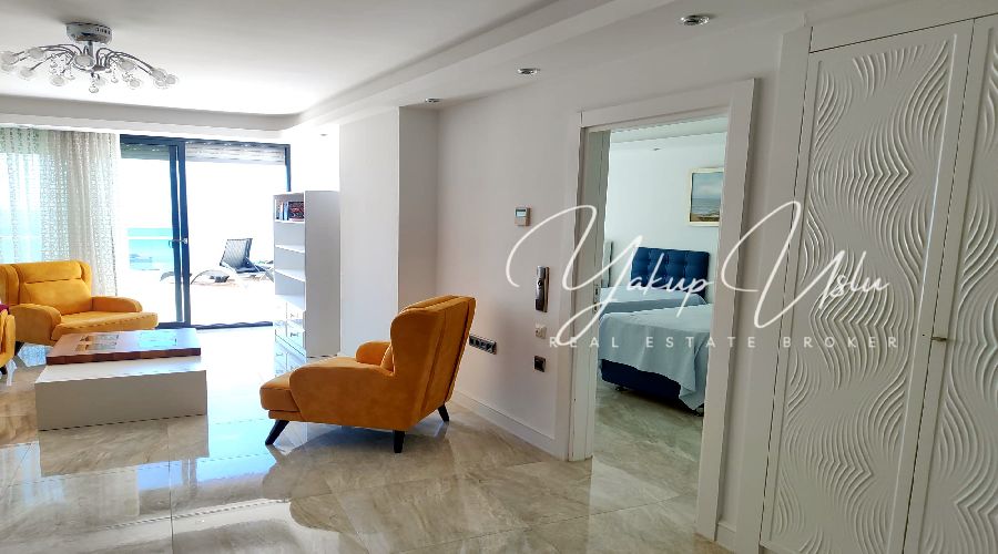 2+1 Sea View Elite Admiral Apartment for Sale | Konaklı Alanya